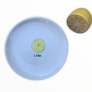 Rae Dunn - LEMON LIME GRAPEFRUIT ORANGE PLATES